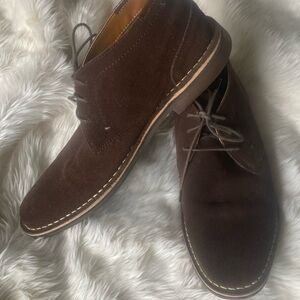 Kenneth Cole Reaction Brown Chukka Boots Suede